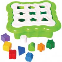 Розвиваюча іграшка Tigres сортер Розумні фігурки 10 елементів (св.зелений) Фото