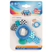 Погремушка Canpol плюшевая на руку с зеркалом 0 Zig Zag синий Фото