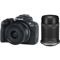 Цифровой фотоаппарат Canon EOS R50 RF-S 18-45 IS STM + RF-S 55-210 IS STM Bla Фото