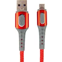 Дата кабель Dengos USB 2.0 AM to Micro 5P 1.0m red Фото