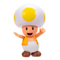Фигурка Super Mario з артикуляцією - Жовтий Тоад 6 см Фото