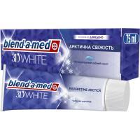 Зубна паста Blend-a-med 3D White Арктична свіжість 75 мл Фото