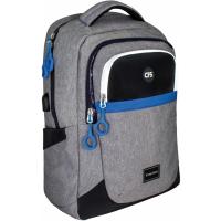 Рюкзак шкільний Cool For School 46х30х16 см 22 л Сірий Фото