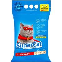 Наполнитель для туалета Super Cat Стандарт Деревянный впитывающий 3 кг (10 л) Фото