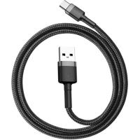 Дата кабель Baseus USB 2.0 AM to Type-C 2.0m 2A Gray-Black Фото