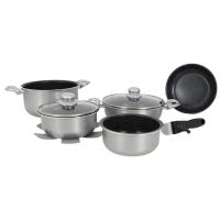 Набір посуду Gimex Cookware Set induction 8 предметів Silver Фото