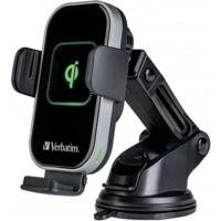 Універсальний автотримач Verbatim FWC-02 with Qi Fast Wireless Car Charger Фото