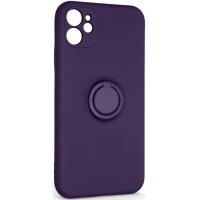 Чехол для мобильного телефона Armorstandart Icon Ring Apple iPhone 11 Dark Purple Фото