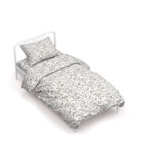 Постельное белье Home Line Вензель шоколад бязь полуторный Фото