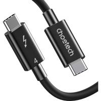 Дата кабель Choetech USB-C to USB-C 0.8m USB 4 100W 8K HDR Фото