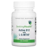 Витаминно-минеральный комплекс Seeking Health Витамин B12 с L-5-MTHF, вкус вишни, Active B12 Wit Фото