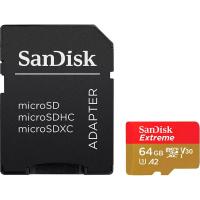 Карта памяти SanDisk 64GB microSD class 10 UHS-I Extreme For Action Cam Фото