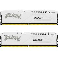 Модуль пам'яті для комп'ютера Kingston Fury (ex.HyperX) DDR5 32GB (2x16GB) 5600 MHz Beast White Фото