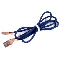 Дата кабель Dengos USB 2.0 AM to Lightning 1.0m blue Фото
