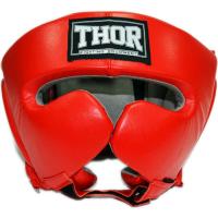 Боксерский шлем Thor 716 S Шкіра Червоний Фото
