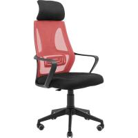 Офисное кресло Richman Профі Пластик Піастра Сітка чорна + червона Фото