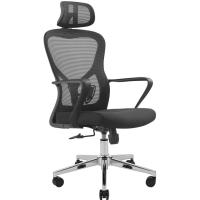 Офісне крісло Richman Солана Хром M-1 (Tilt) Сітка чорна Фото