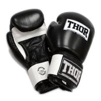 Боксерські рукавички Thor Sparring PU-шкіра 14oz Чорно-білі Фото
