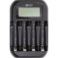 Зарядний пристрій для акумуляторів PowerPlant PP-UN4 (AA, AAA / input microUSB DC 5V/2A) Фото