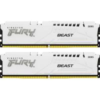 Модуль пам'яті для комп'ютера Kingston Fury (ex.HyperX) DDR5 64GB (2x32GB) 5600 MHz FURY Beast White Фото