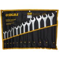 Ключ Sigma набор рожково-накидных 12шт 13-32мм CrV satine, тк Фото