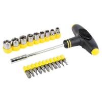 Набір викруток Sigma з Т-подібною ручкою та насадками 21шт Фото