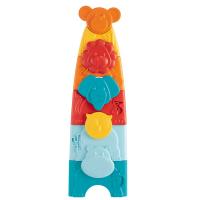 Розвиваюча іграшка Chicco пірамідка 2 в 1 Eco+ "Зоовежа" Фото