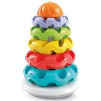 Розвиваюча іграшка Clementoni пірамідка Stacking Rings Фото