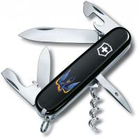 Нож Victorinox Spartan Ukraine 91 мм Чорний Тризуб-Ластівка Фото