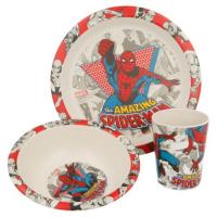 Набір дитячого посуду Stor Spiderman - Comic, Bamboo Set Фото