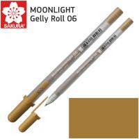 Ручка гелевая Sakura MOONLIGHT Gelly Roll 06, Жовта вохра Фото