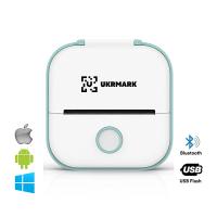 Принтер чеків UKRMARK P02GN Bluetooth, біло-зелений Фото