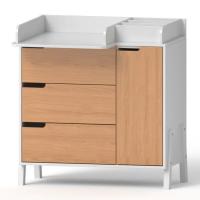 Комод-пеленатор Angelo Магия Плюс (с органайзером) бук 90х51х90 Фото