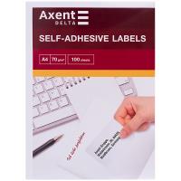 Етикетка самоклеюча Axent 48x16,6 (68 на листі) с/кл (100 листів) Фото