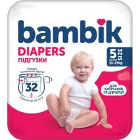 Підгузки Bambik Medium JUNIOR Розмвр 5 (11-25 кг) 32 ш Фото