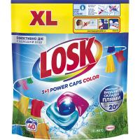 Капсули для прання Losk 3+1 Power Caps Color 40 шт. Фото