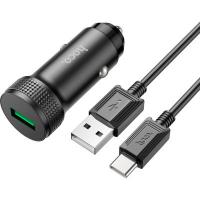 Зарядное устройство HOCO Z49A charger set(Type-C) USB Black Фото