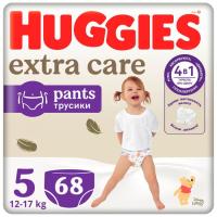 Подгузники Huggies Extra Care Размер 5 (12-17кг) Pants Box 68 шт Фото