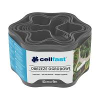 Садовое ограждение Cellfast лента газонная, бордюрная, волнистая, 10смх9м, гра Фото