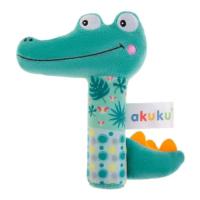 Брязкальце Akuku Плюшевий Крокодил Фото