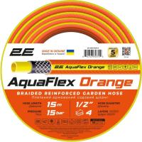 Поливочный шланг 2E AquaFlex Orange 1/2", 15м 4 шари, 20бар, -10+60°C Фото