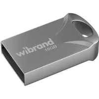 USB флеш накопичувач Wibrand 16GB Hawk Silver USB 2.0 Фото