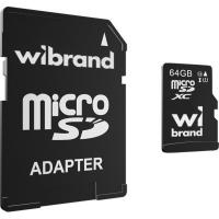 Карта памяти Wibrand 64GB mictoSD class 10 UHS-I Фото