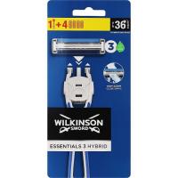 Бритва Wilkinson Sword Essentials 3 Hybrid 1+4 шт. Фото