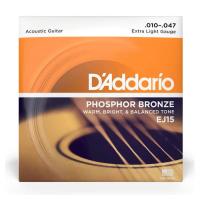 Струны для гитары D'Addario Phosphor Bronze Extra Light (10-47) Фото
