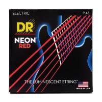 Струны для гитары DR Strings NEON Red Electric - Light (09-42) Фото