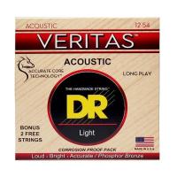 Струны для гитары DR Strings VERITAS Coated Core Acoustic Guitar Strings - Ligh Фото