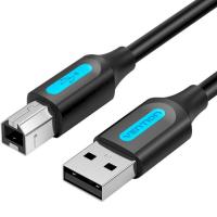 Кабель для принтера Vention USB 2.0 AM/BM 1.5m 480Mbps PVC black Фото