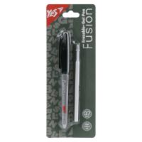 Ручка гелевая Yes пиши-стирай Fusion Graphite в наборе со стержнем 0 Фото
