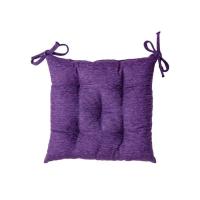 Подушка на стул Прованс CHENILLA Фиолетовая 40х40 Фото